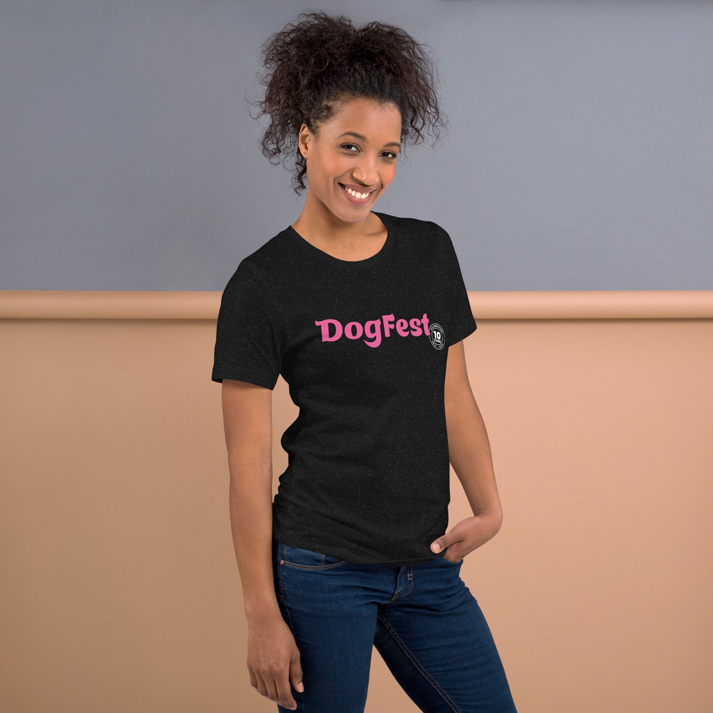 DogFest 10th birthday short-sleeve unisex t-shirt